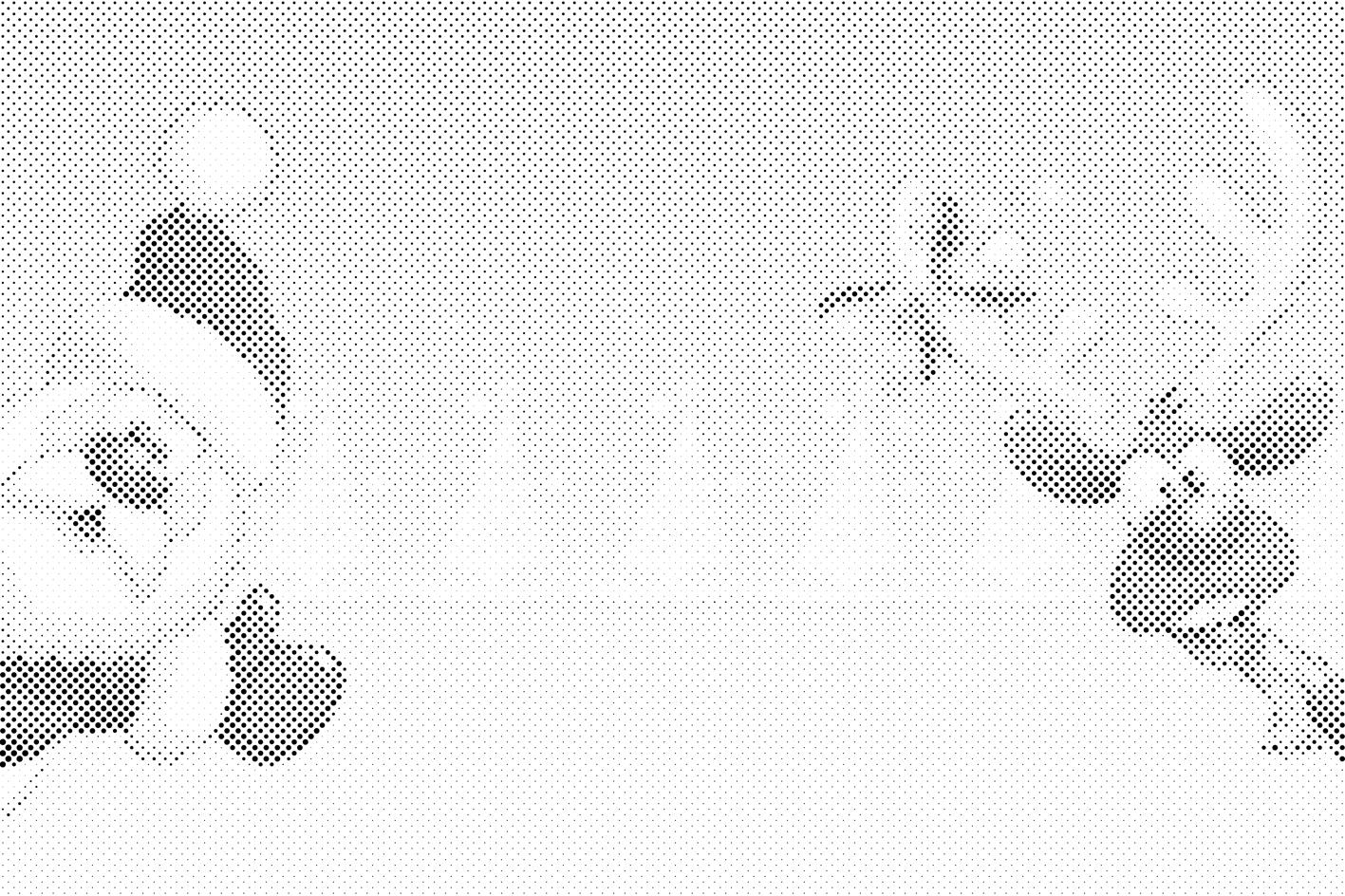 Père Noël et renne Rudolph - Dottingo