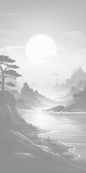 Coucher de soleil rouge - Dottingo