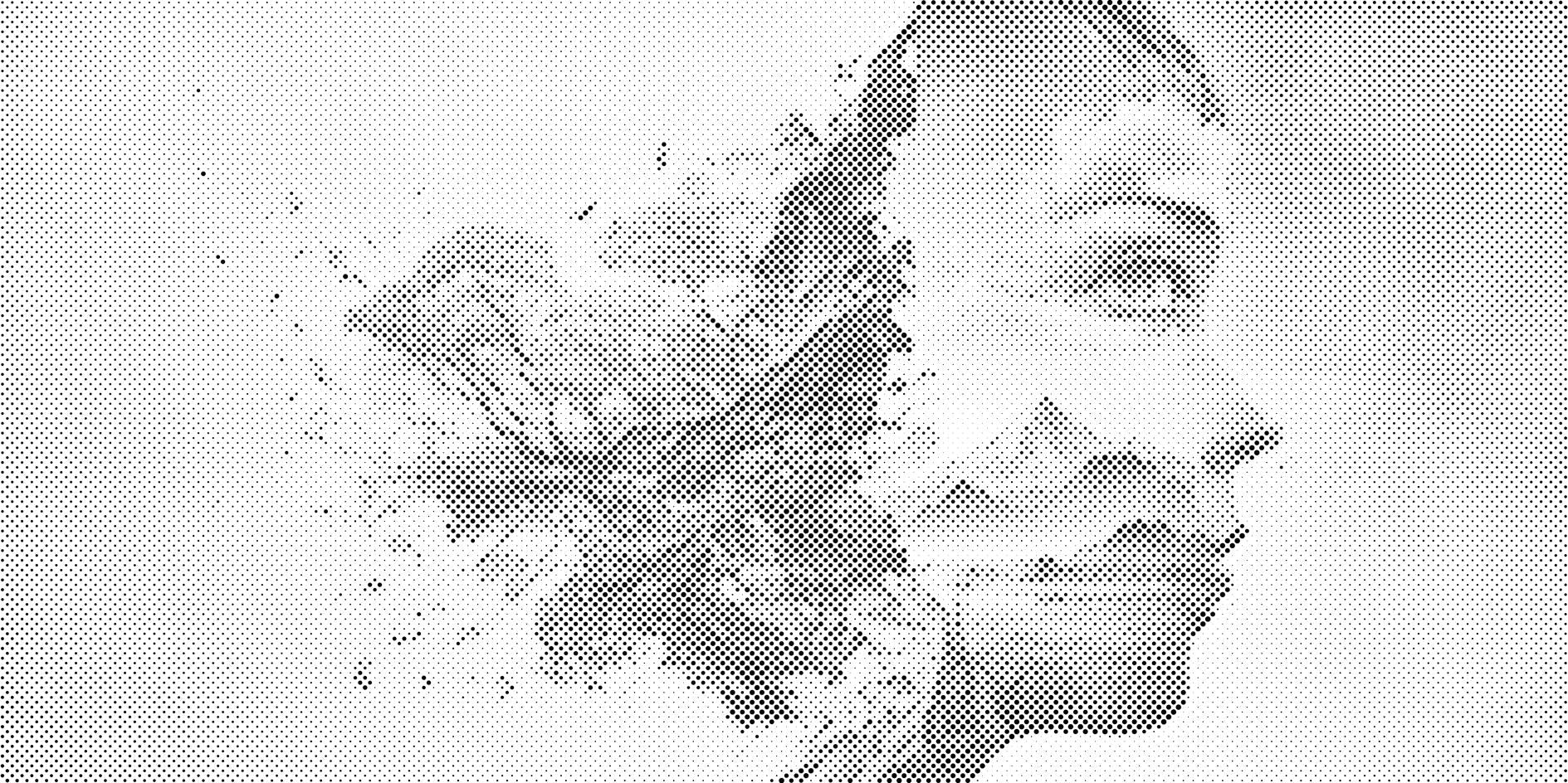 Visage, montagne, arbre - Dottingo