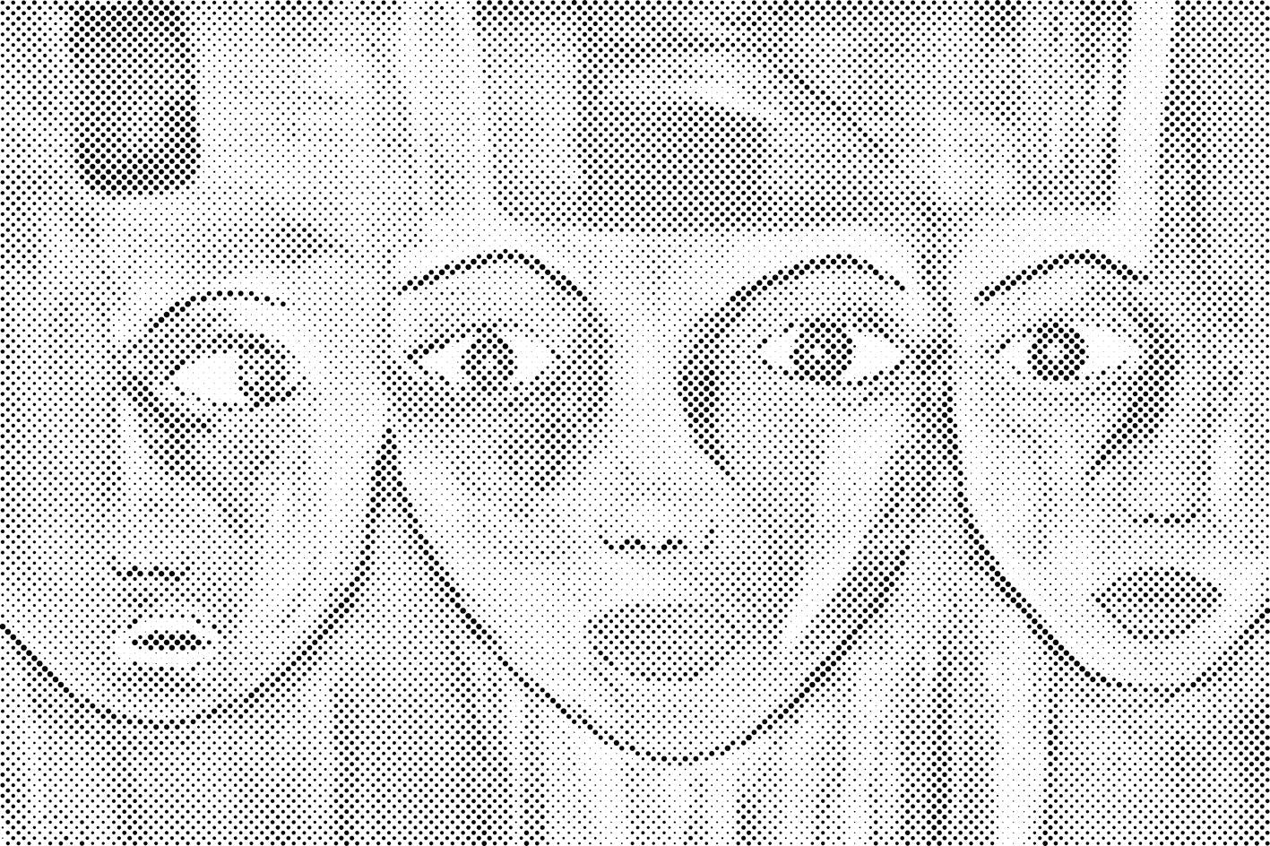 Visages abstraits 3 - Dottingo