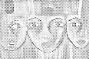 Visages abstraits 3 - Dottingo