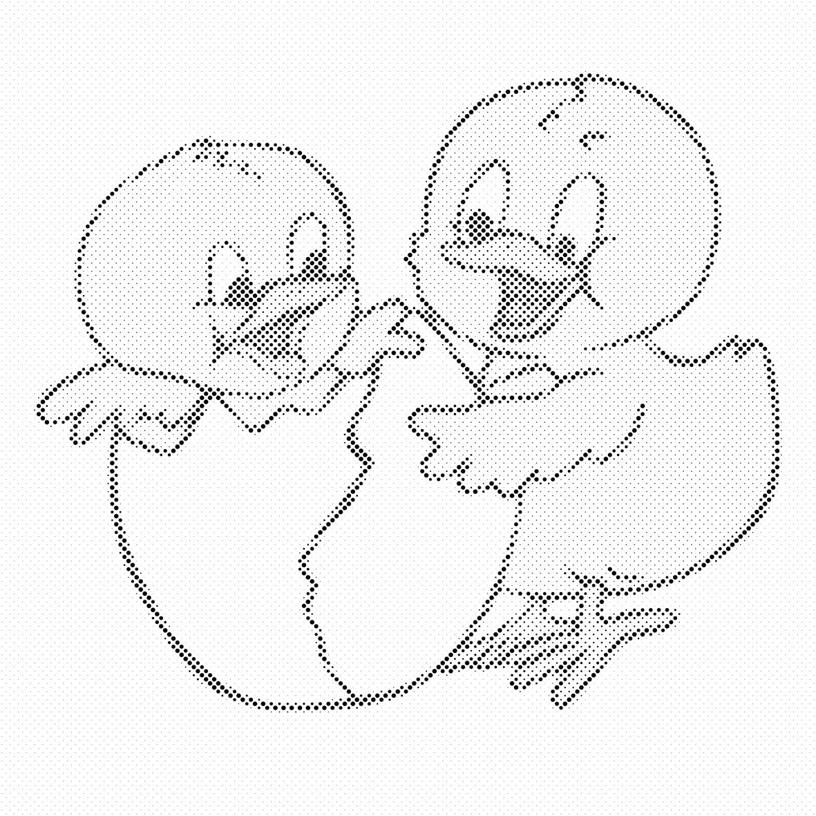 Poussins mignons - Dottingo