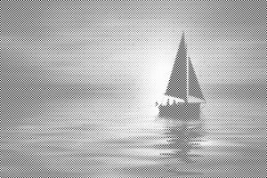 Bateau au coucher du soleil - Dottingo