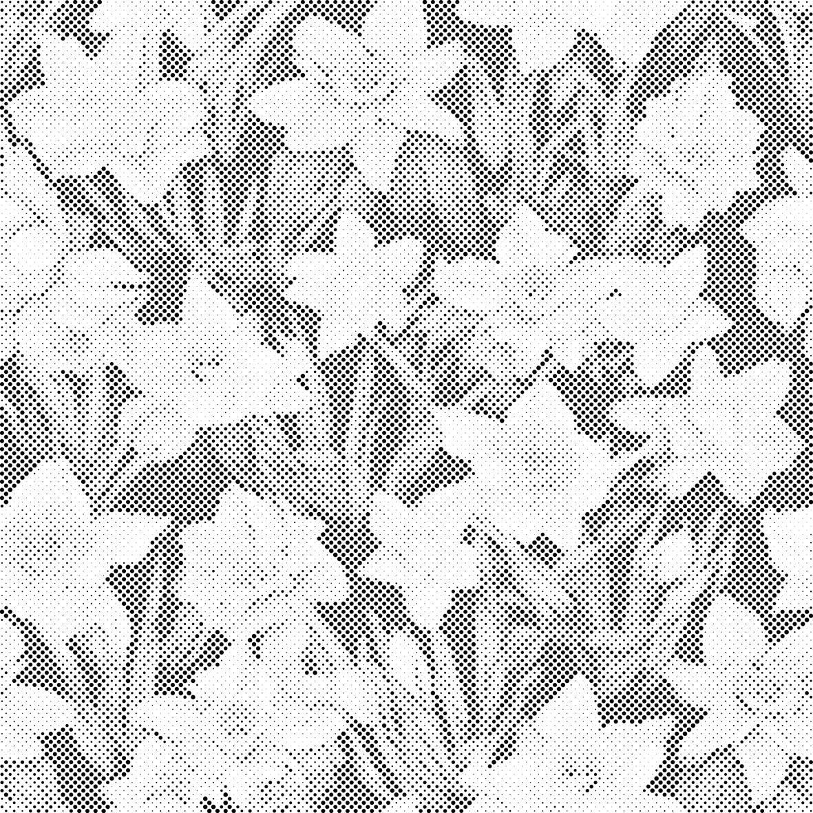 Fond floral - jonquilles - Dottingo