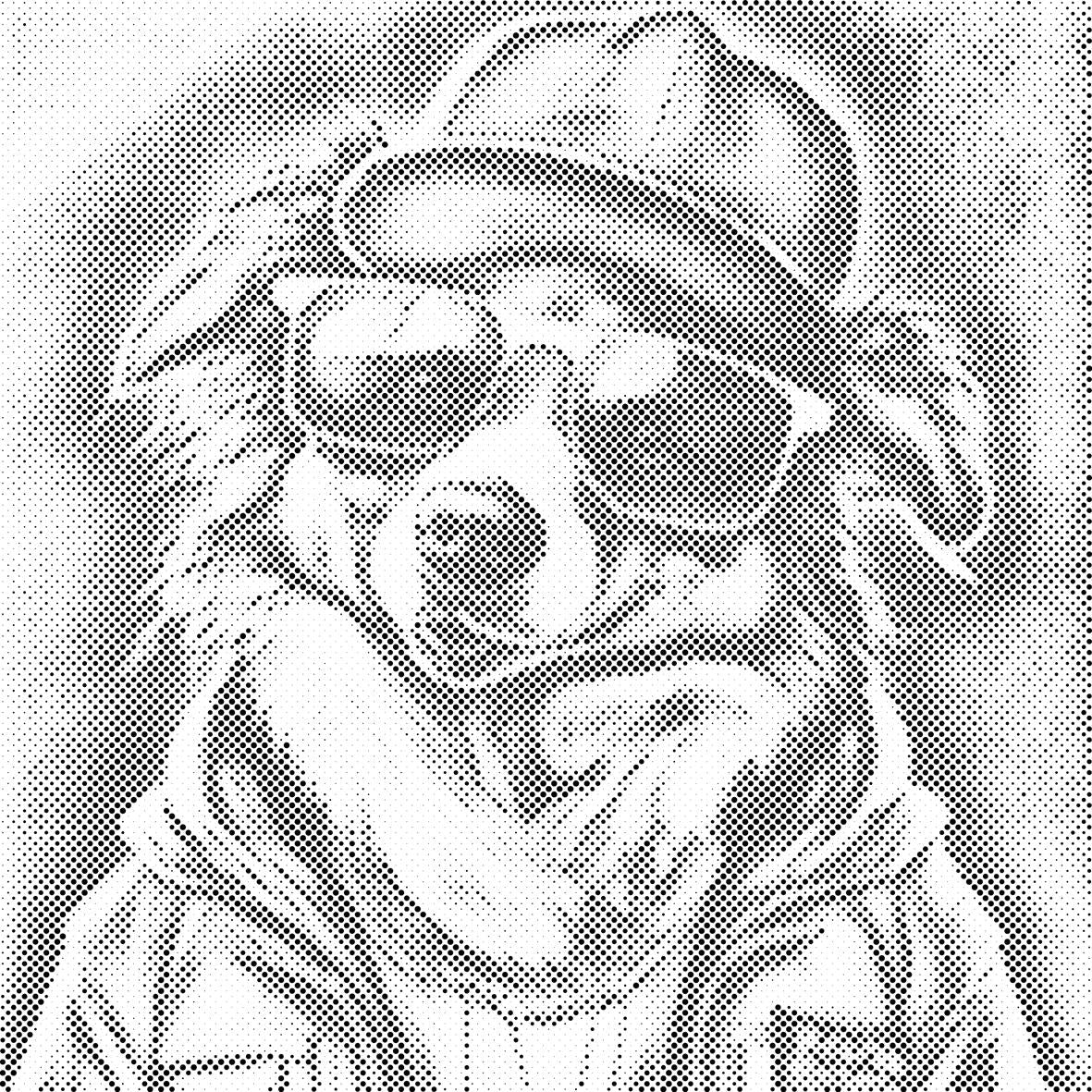 Chien avec des lunettes élégantes 3 - Dottingo