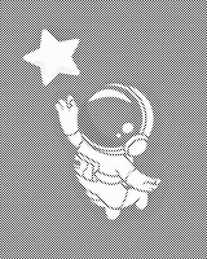 Un astronaute à portée d'une étoile - Dottingo