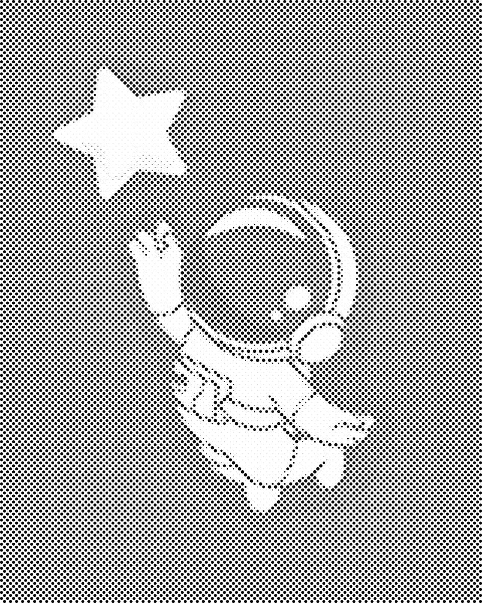 Un astronaute à portée d'une étoile - Dottingo