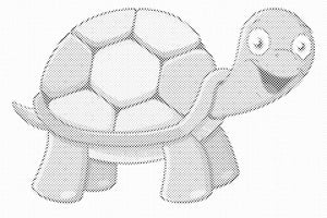 Tortue heureuse - Dottingo