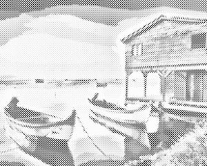 Bateaux et maison en bois - Dottingo