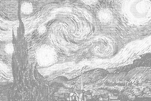 Vincent Van Gogh - Nuit étoilée - Dottingo