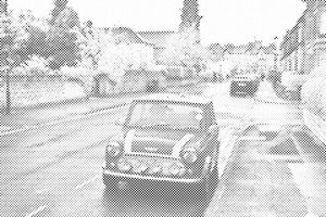 Minicooper sur la route - Dottingo