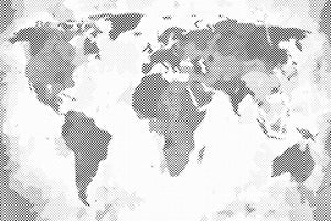 Carte du monde 1 - Dottingo