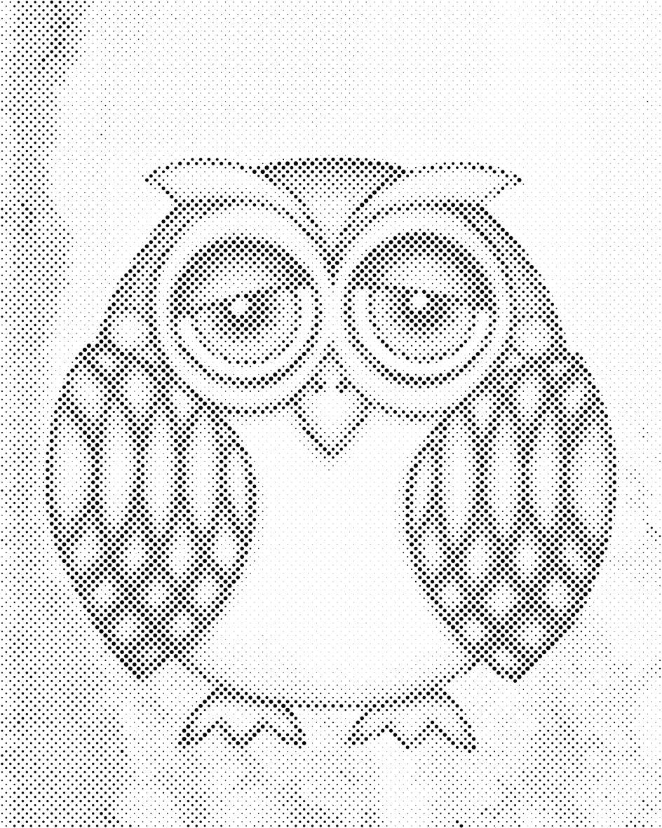 Hibou aux joues roses - Dottingo