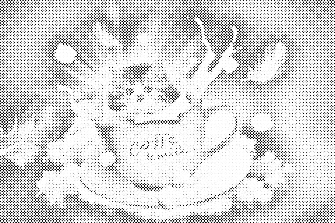 Chaton dans une tasse de lait - Dottingo
