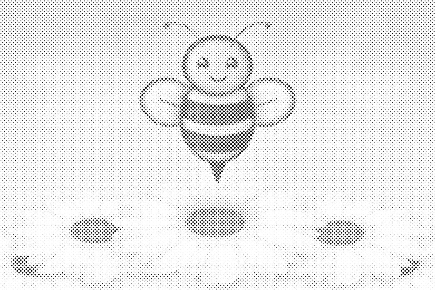 Abeille joyeuse - Dottingo