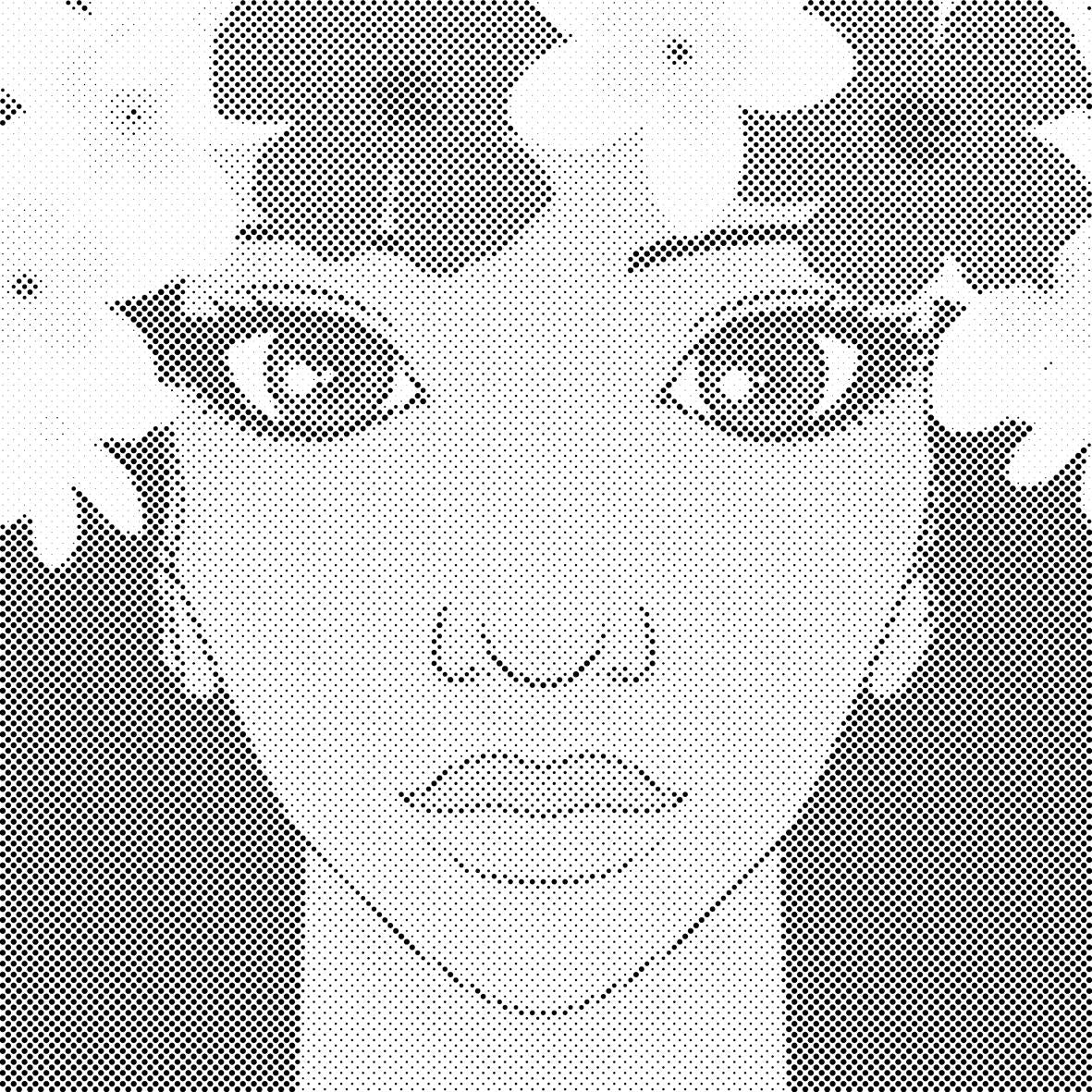 Femme avec une couronne de fleurs - Dottingo