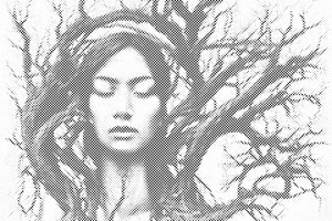 Femme mystique - Dottingo