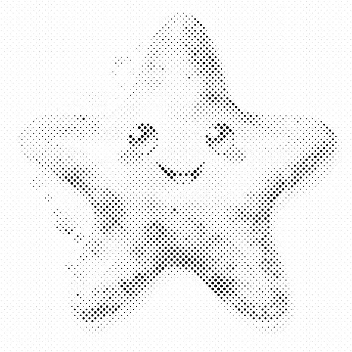 Étoile de mer heureuse - Dottingo