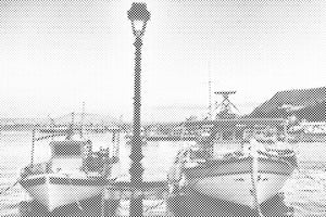 Bateaux dans le port - Dottingo