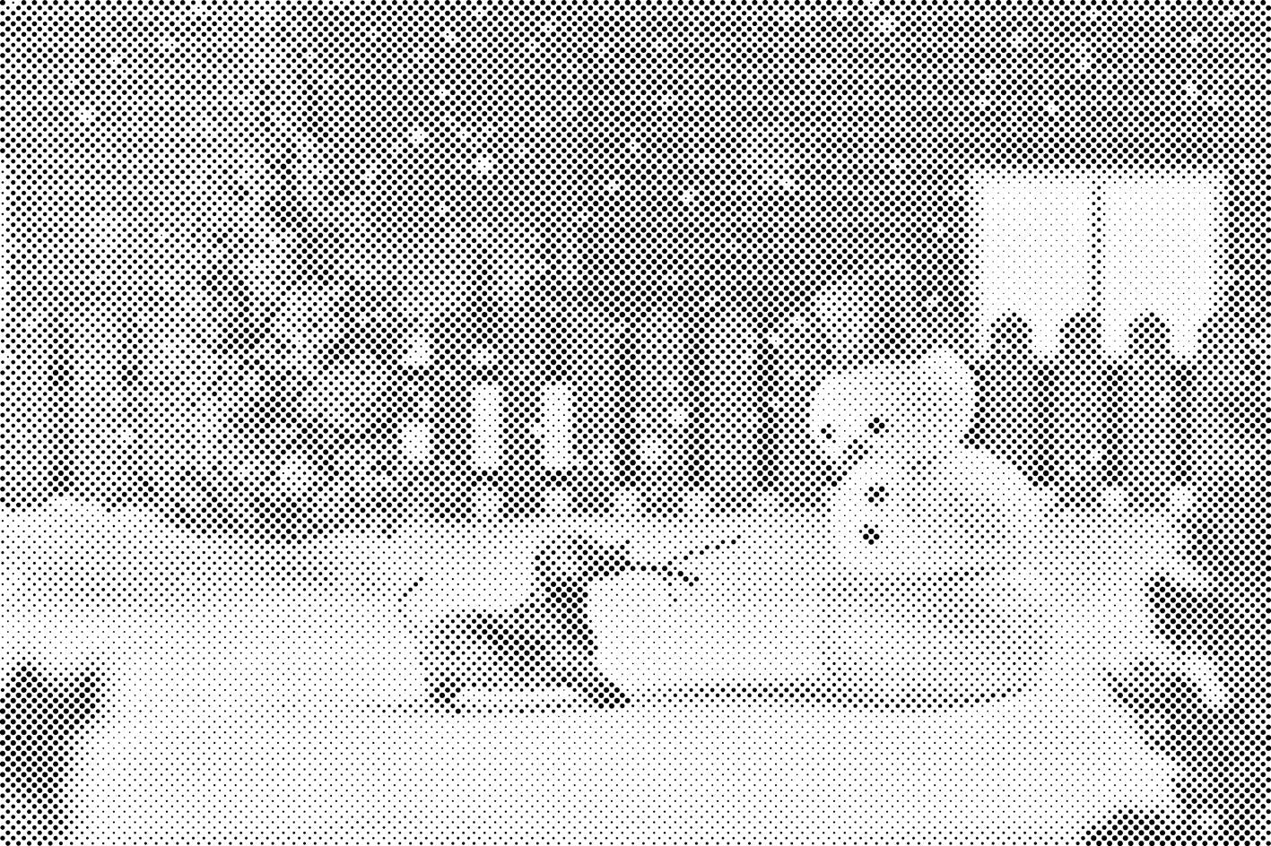 Bonhomme de neige et chien - Dottingo
