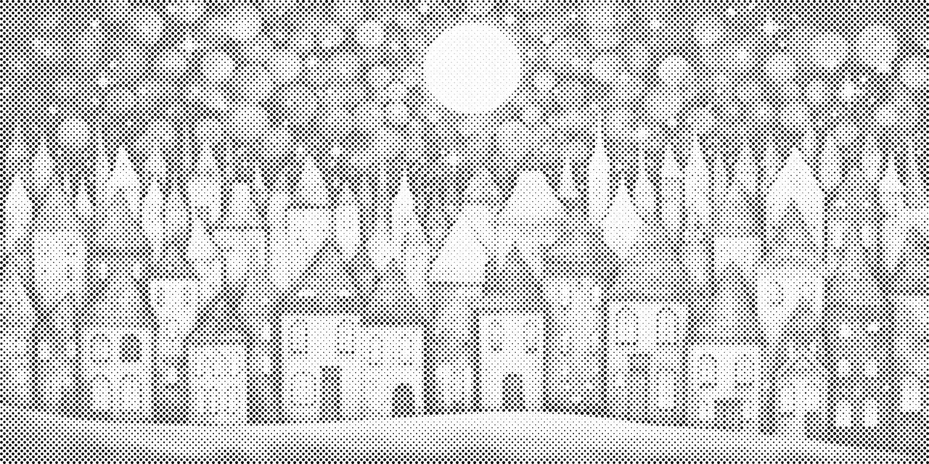 Petites maisons la nuit - Dottingo