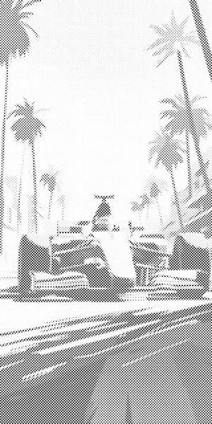 Voiture de course rouge - Dottingo