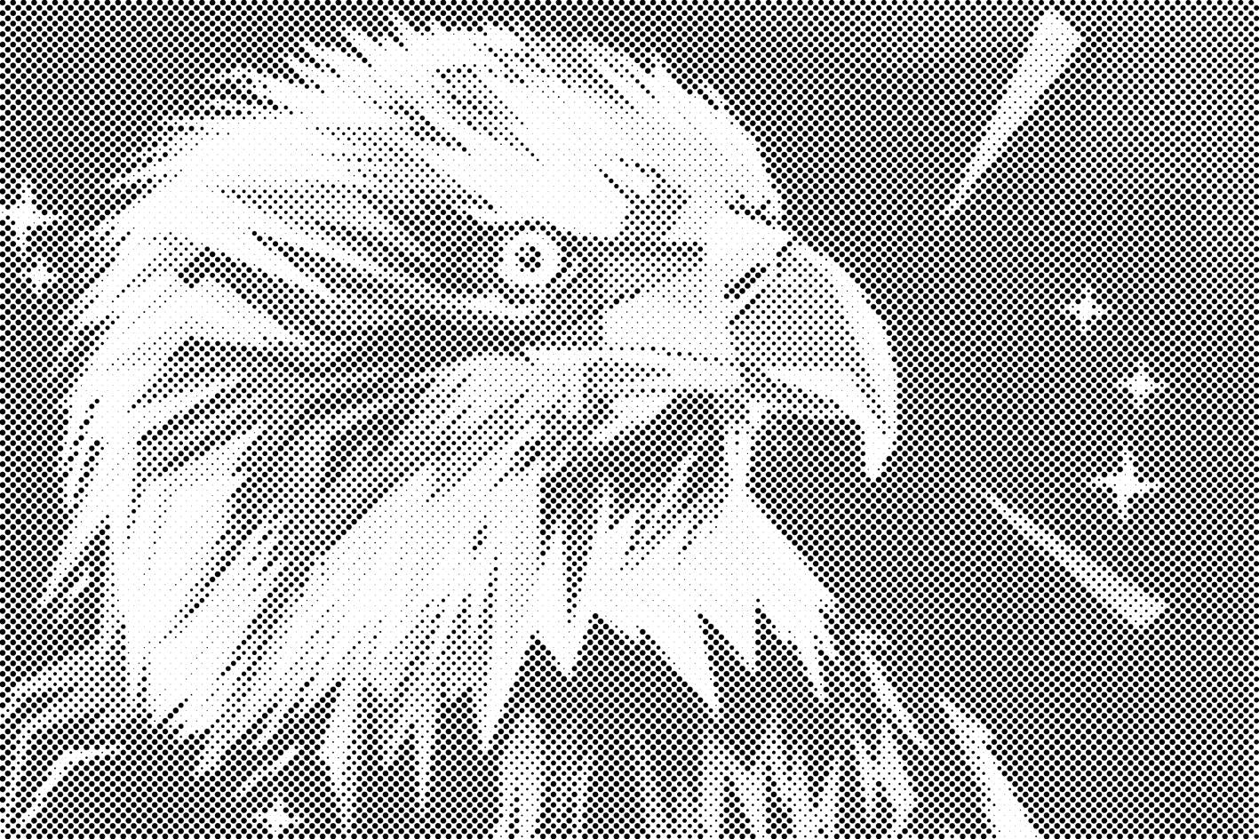 Aigle vecteur - Dottingo