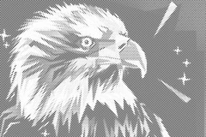 Aigle vecteur - Dottingo