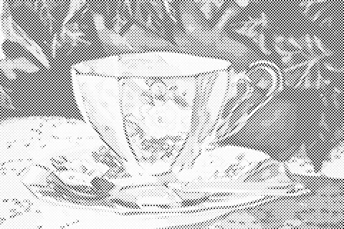 Tasse en céramique peinte - Dottingo