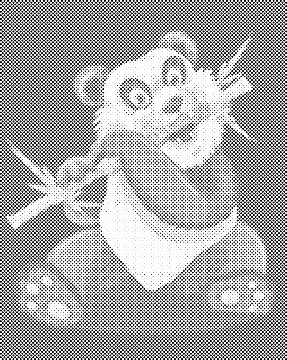 Panda avec un bambou - Dottingo