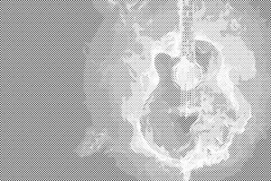 Guitare en feu - Dottingo