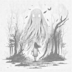 La fille et le monstre de la forêt - Dottingo