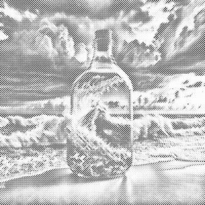 Mer dans une bouteille - Dottingo