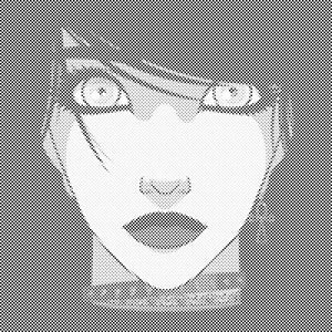 Femme en noir - Dottingo