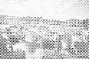 Cesky Krumlov en nuances de gris - Dottingo