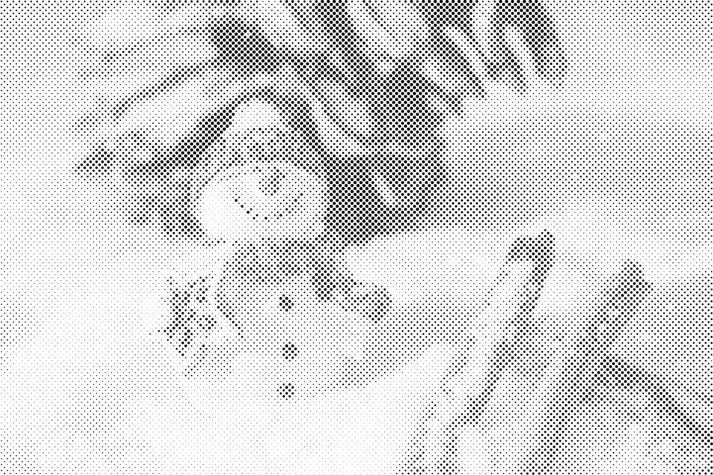 Bonhomme de neige souriant - Dottingo