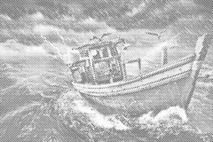 Bateau dans la tempête 4 - Dottingo