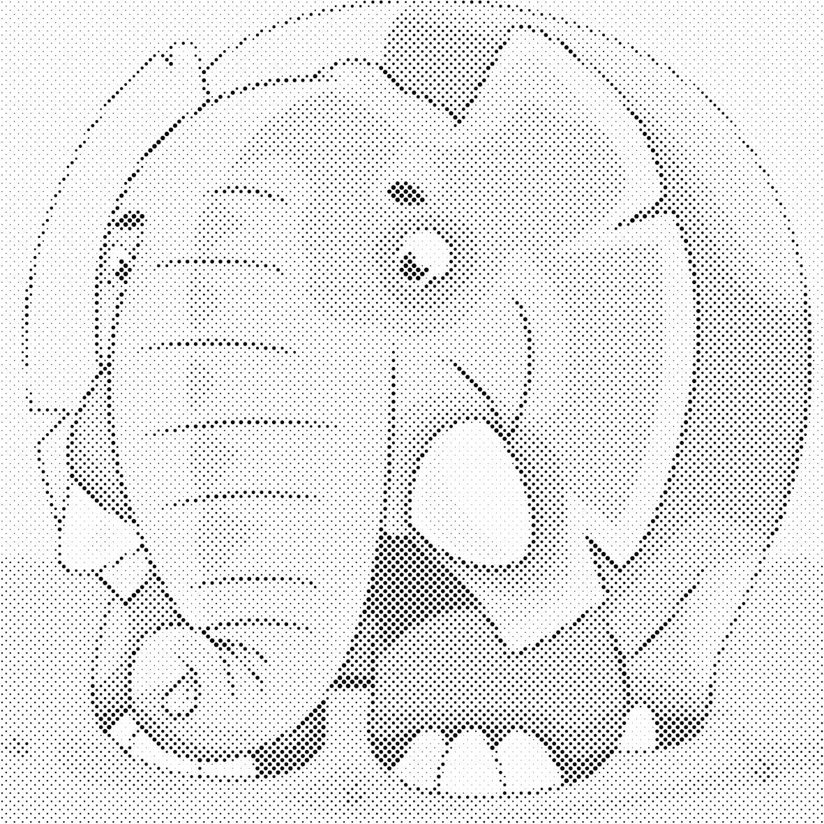 Éléphant rond - Dottingo